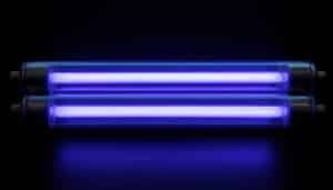 UV germicidal light installed on HVAC cooling coil in Pasadena home