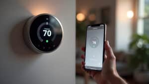 Smart thermostat installed in San Gabriel Valley home 2026 - California Title 24 compliant