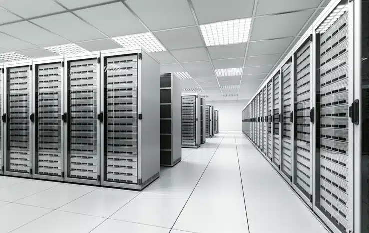 Precision server room cooling system installation in Los Angeles CA