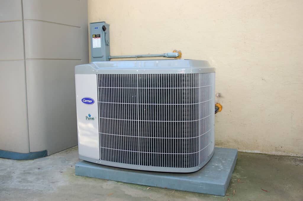 airtro aging ac monrovia Aging outdoor AC unit at a Monrovia home